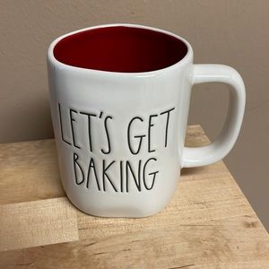 Rae Dunn Let’s Get Baking Two Sided Gingerbread Cookie Mug